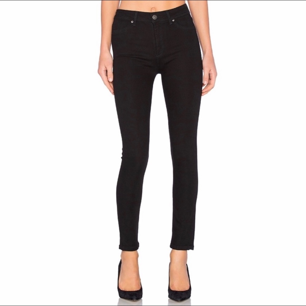 DL1961 Black Nina High Rise Skinny Jeans Size 24